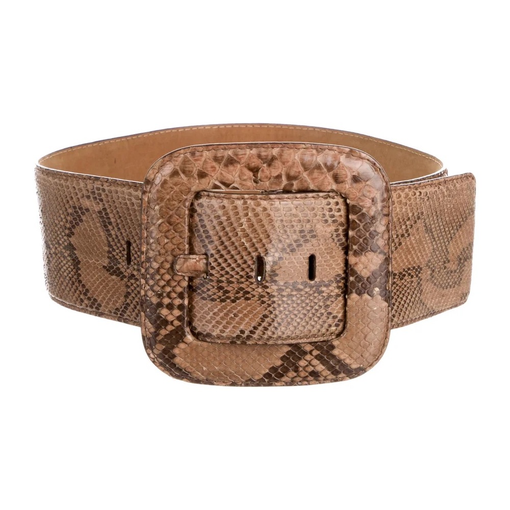 MICHAEL KORS
Snakeskin Buckle Belt